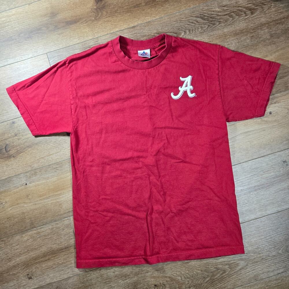 Alabama Crimson Tide 2013 National Champions T-Shirt Men’s Large Red Y2K NCAA